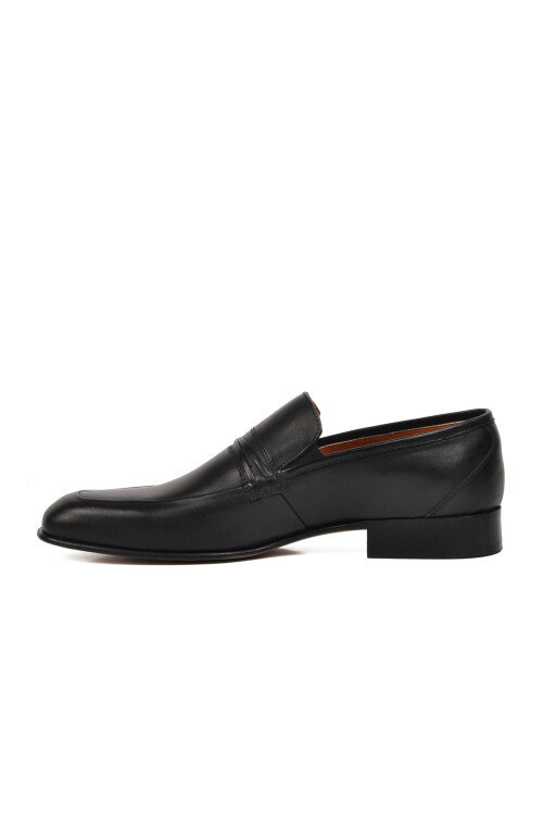 Black Genuine Leather Mens Classic Shoes Premium 02471 M