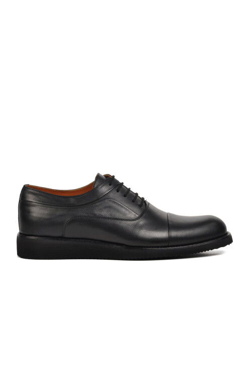 Black Genuine Leather Mens Casual Shoes Premium 32944 M