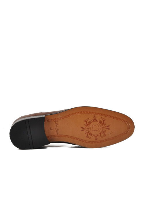 Tan Genuine Leather Mens Classic Shoes Premium 33272 M