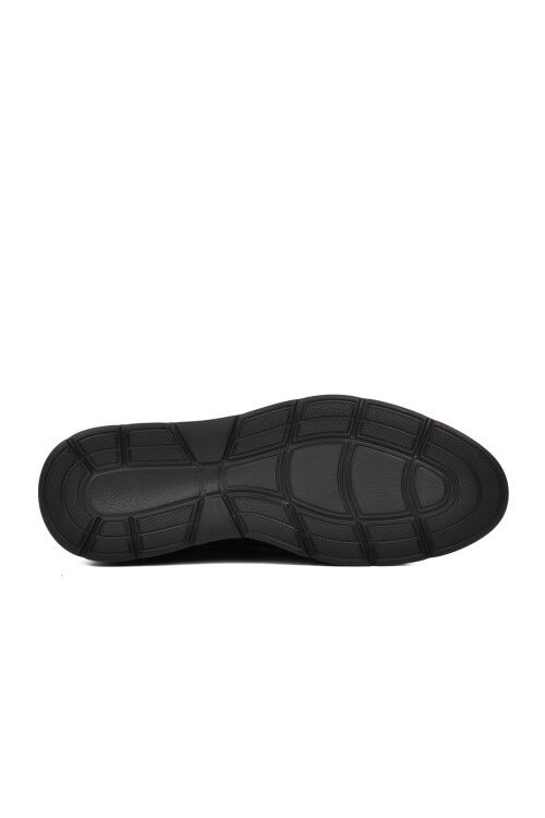 Black Nubuck Genuine Leather Mens Casual Shoes Premium 33281 M