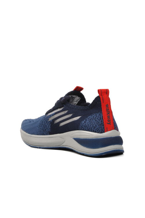 Navy Blue-Ice-Red Childrens Sneakers Ravello F