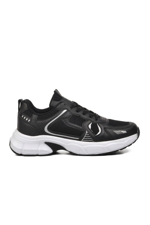Black-White Mens Sneakers 7450 M