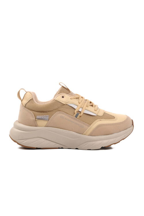 Beige-White Womens Sneakers 024 Z
