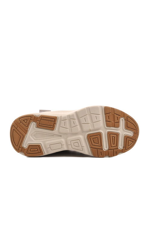 Beige-White Womens Sneakers 024 Z