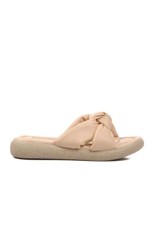 Cream Womens Slippers 0708 Z