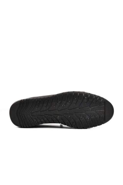 Black Genuine Leather Mens Casual Shoes 108 M