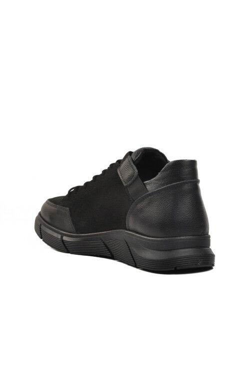 Black Nubuck Mens Casual Shoes 109 M