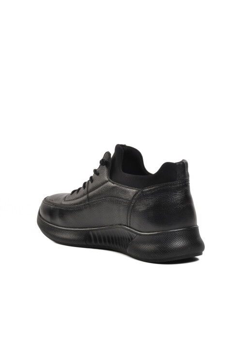 Black Genuine Leather Mens Casual Shoes 110 M