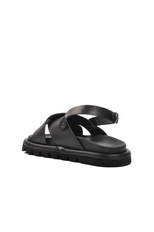 Siyah  Kadın Düz Sandalet 150 Z