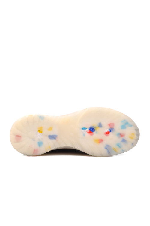 Black-Orange Mens Sneakers 152-14595 M