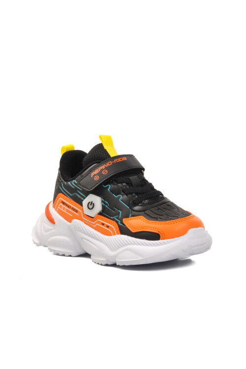 Siyah-Turuncu  Çocuk Spor Ayakkabı 1783 P