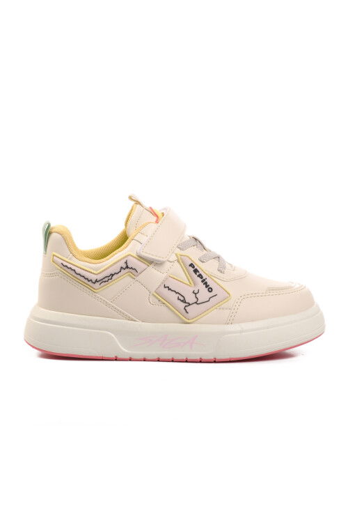 Cream-Powder Childrens Sneakers 1831 F