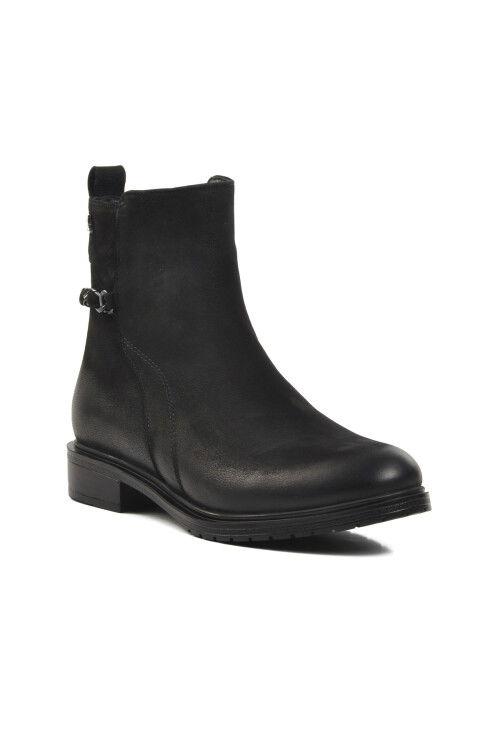 Black Nubuck Womens Boots 20742K Z