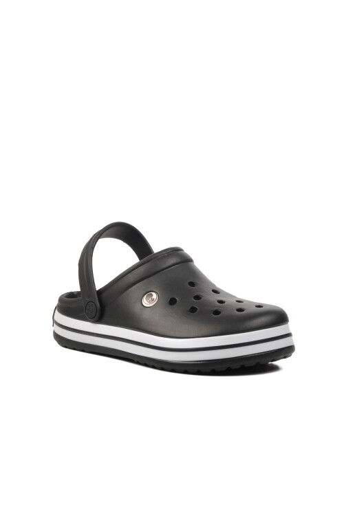 Black Eva Lightweight Mens Sabo Slippers 214 M