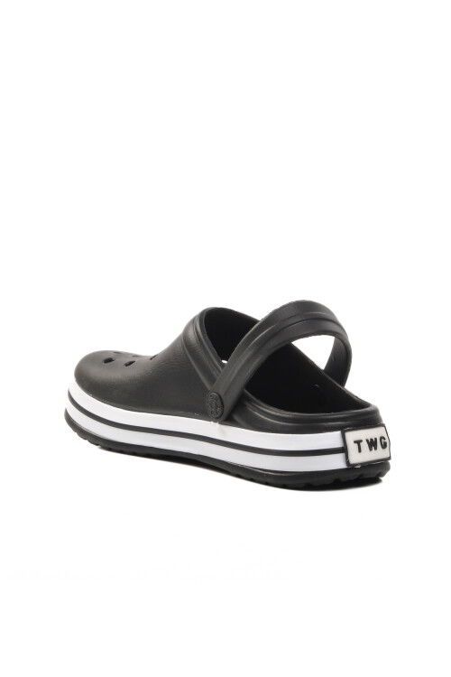 Black Eva Light Unisex Sabo Slippers 214 G