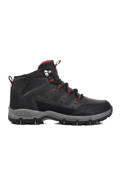 Black Water Repellent Non-Slip Sole Mens Outdoor Boots 21521 M