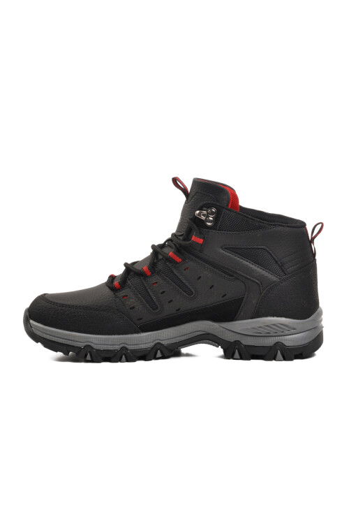 Black Water Repellent Non-Slip Sole Mens Outdoor Boots 21521 M