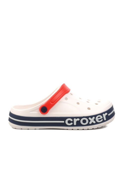 White Eva Lightweight Mens Sabo Slippers 216 M