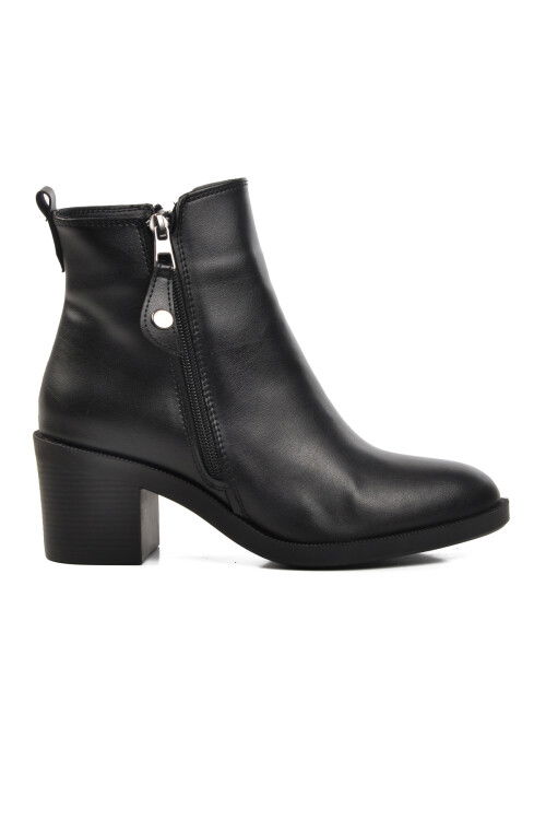 Black Skin Womens Boots 224547 Z