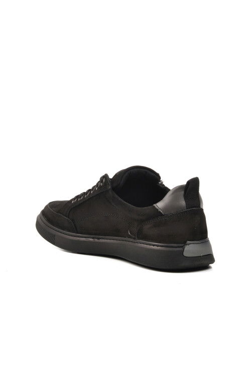 Black Nubuck Mens Casual Shoes 231220 M