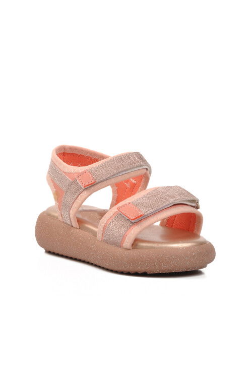 Pudra Ortopedik Kız Çocuk Sandalet 24-402 P