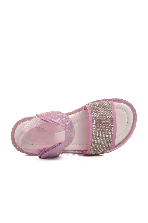 Powder Glitter Orthopedic Girls Sandals 24-408 P