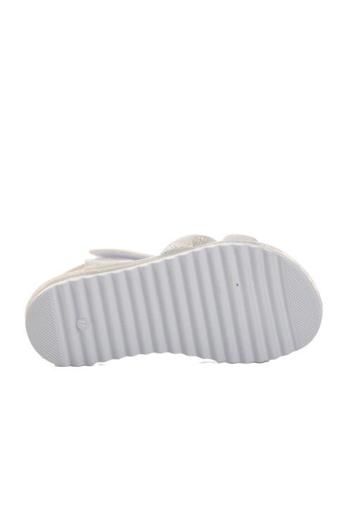 White Orthopedic Girls Sandals 24-409 P