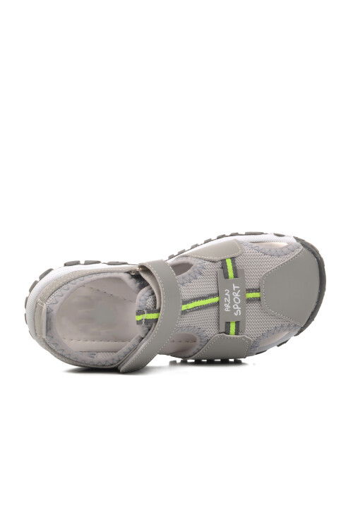 Light Gray Orthopedic Boys Sports Sandals 24-418 F