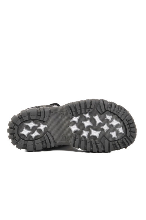 Gray Orthopedic Boys Sports Sandals 24-418 F