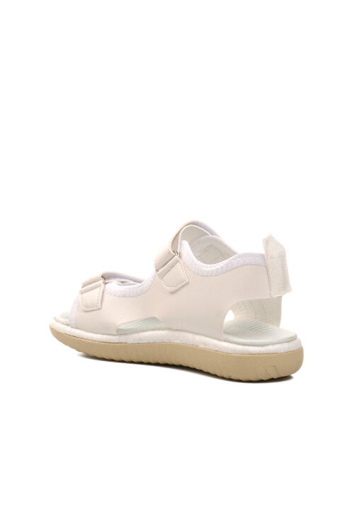 Beyaz Ortopedik Erkek Çocuk Sandalet 24-996 F