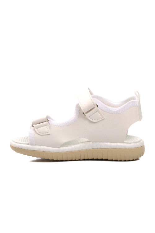 White Orthopedic Boys Sandals 24-996 P