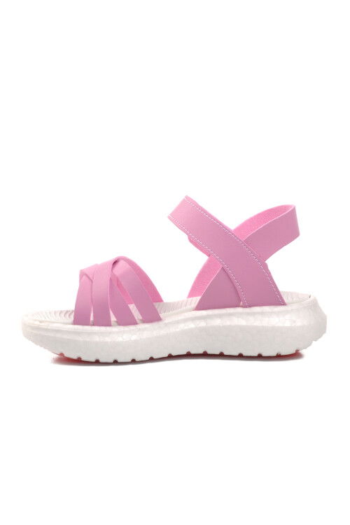 Pink Girls Flat Sandals 24-999 P