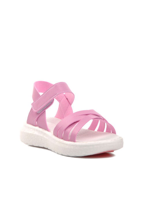 Pink Girls Flat Sandals 24-999 P