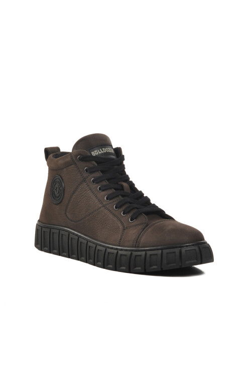 Anthracite Nubuck Genuine Leather Mens Boots 240023 M