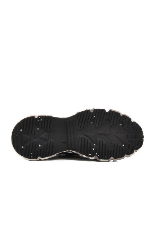 Black Polyester Blend Mens Sneakers 24K573 M