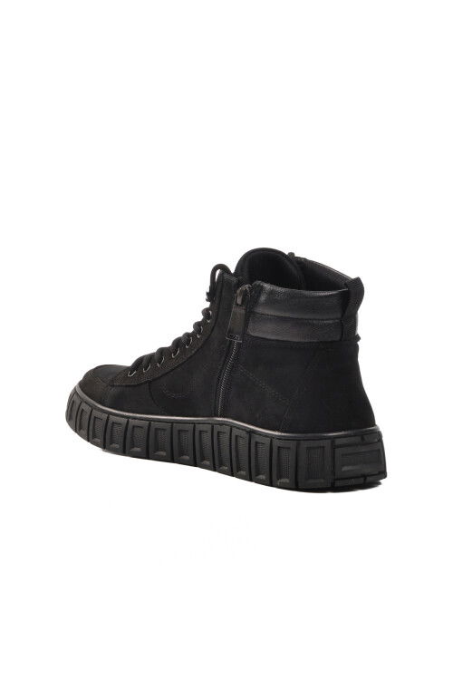 Black Nubuck Mens Boots 250117 M