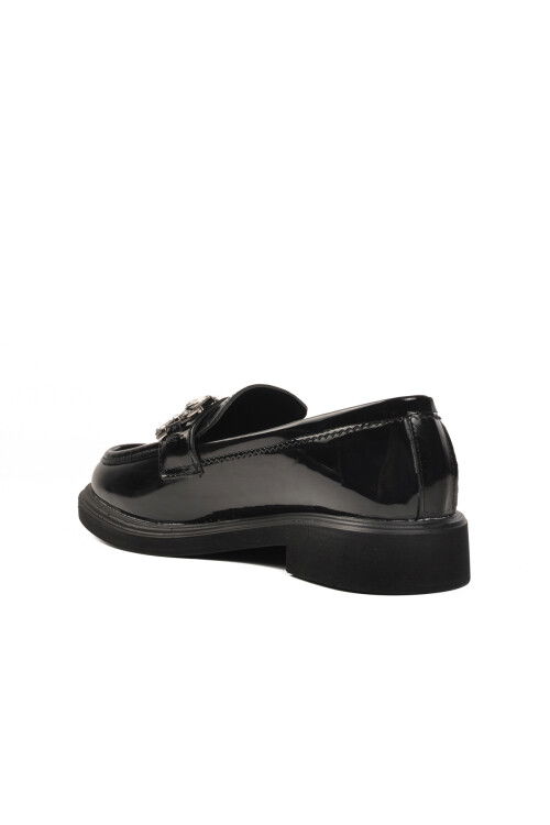 Black Patent Leather Womens Casual Shoes 261161 Z
