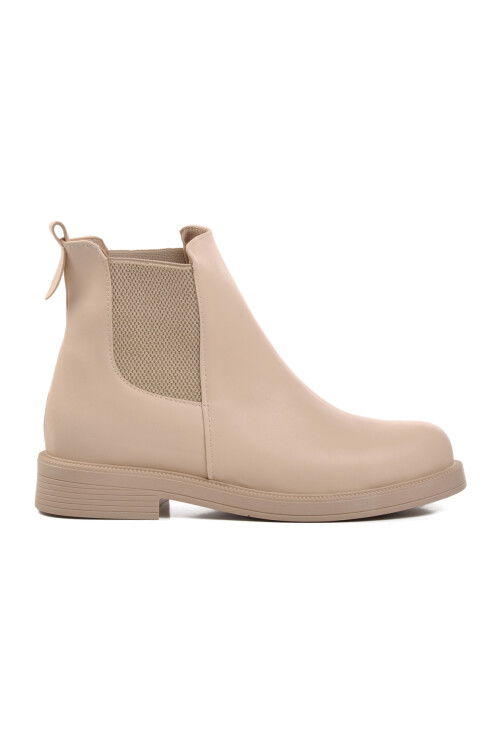 Beige Skin Womens Boots 284073 Z