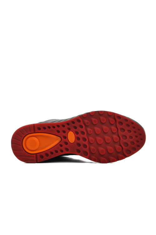 Black Genuine Leather Orthopedic Mens Casual Shoes 28837 M