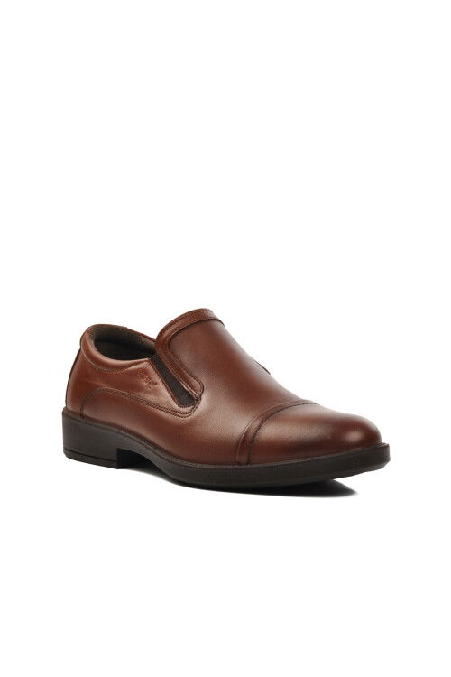 Tan Orthopedic Genuine Leather Mens Classic Shoes 29202 M