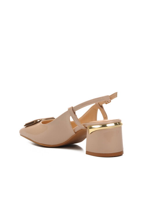 Beige Womens High Heel Shoes 312124 Z