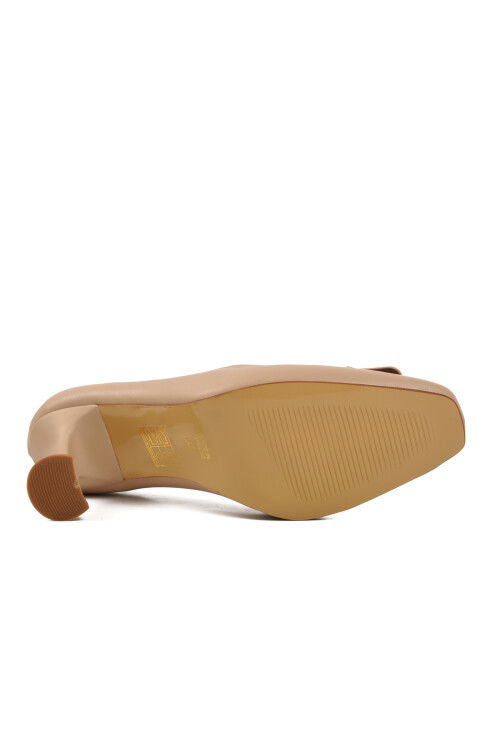 Beige Skin Womens High Heel Shoes 312181 Z