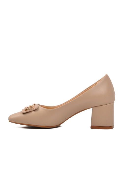 Beige Skin Womens High Heel Shoes 312237 Z