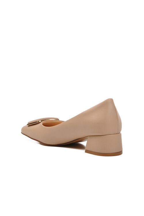Beige Skin Womens High Heel Shoes 312240 Z