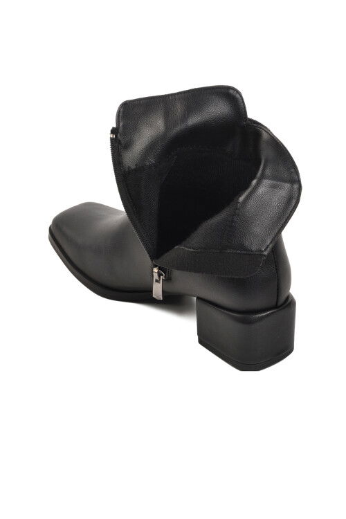 Black Skin Womens Boots 326168 Z