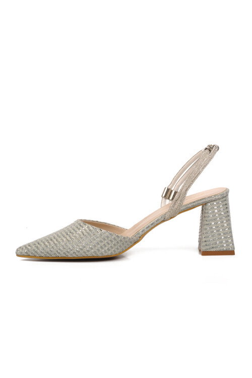 Silver Womens Evening Shoes 328139 Z