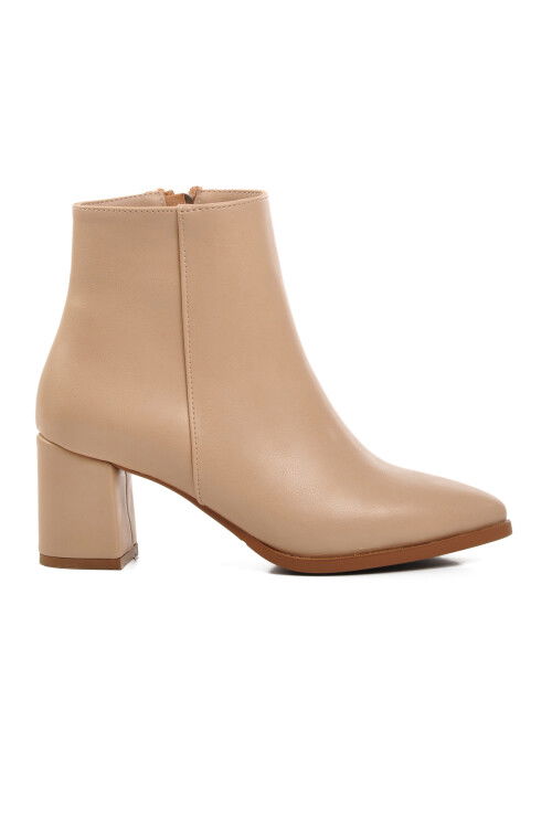 Beige Skin Womens Boots 343112 Z