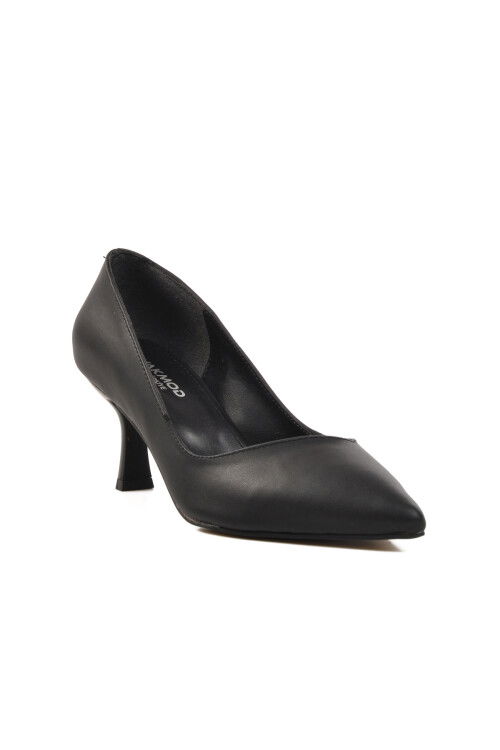 حذاء نسائي بكعب عالٍ لون أسود 458299 Z