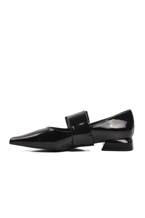 Black Patent Leather Womens Evening Shoes 519028 Z
