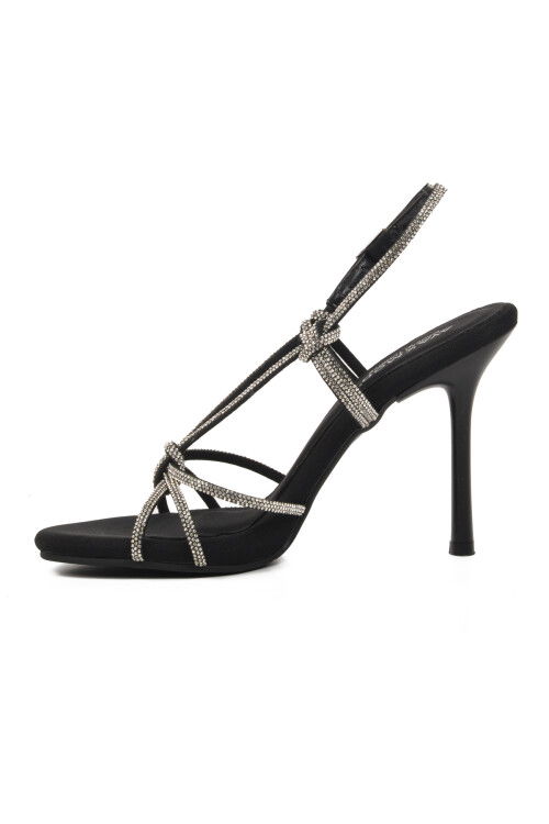 Siyah  Kadın Abiye Ayakkabı 543119 Z